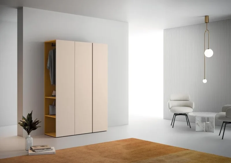 Composizione lavanderia LG018 Compab, finitura di design, mobile lavanderia moderno su misura