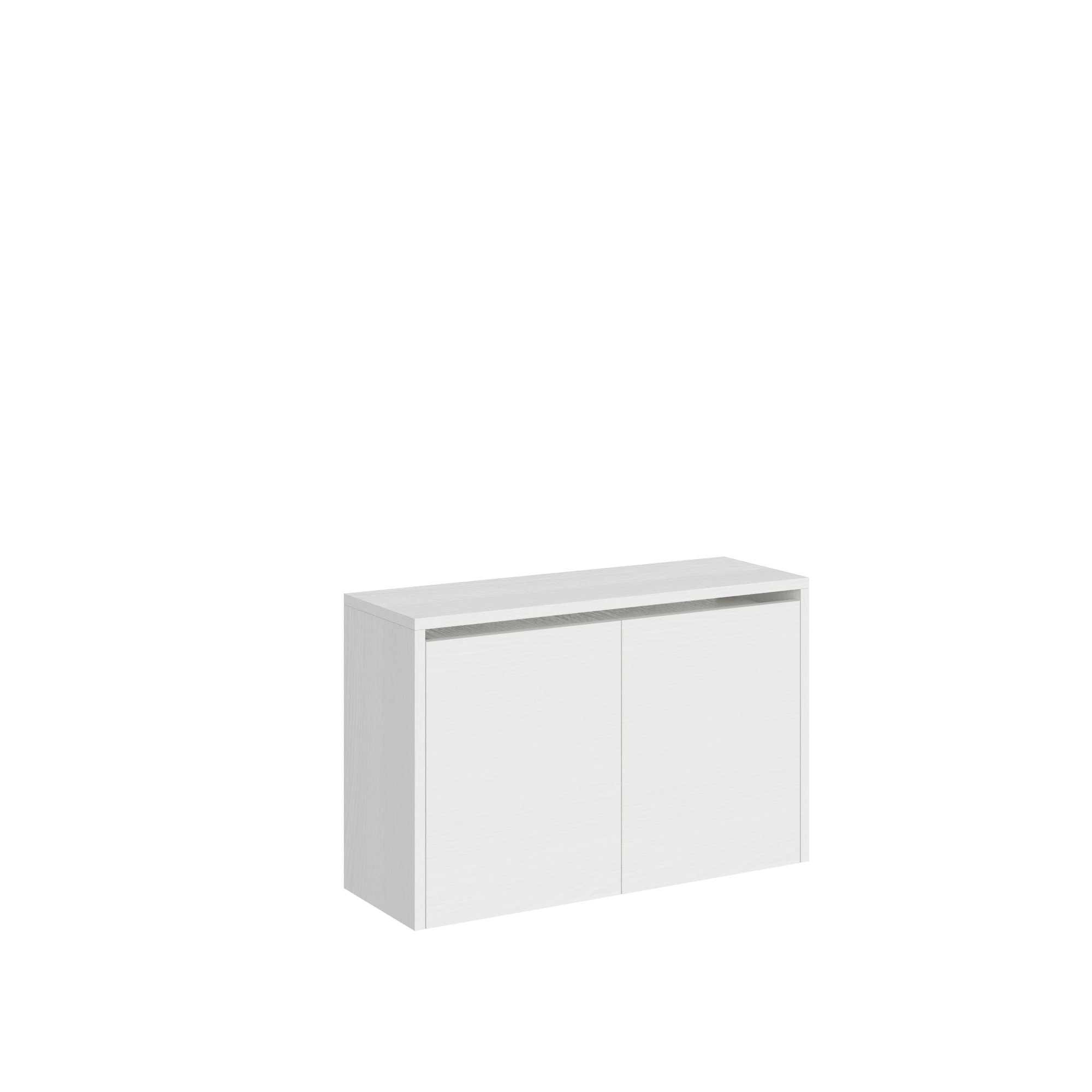 Panca inferiore allungabile 26x72/300 cm Evolve bianco frassino allunghe interne 1 Panca inferiore allungabile 26x72/300 cm Evolve bianco frassino allunghe interne