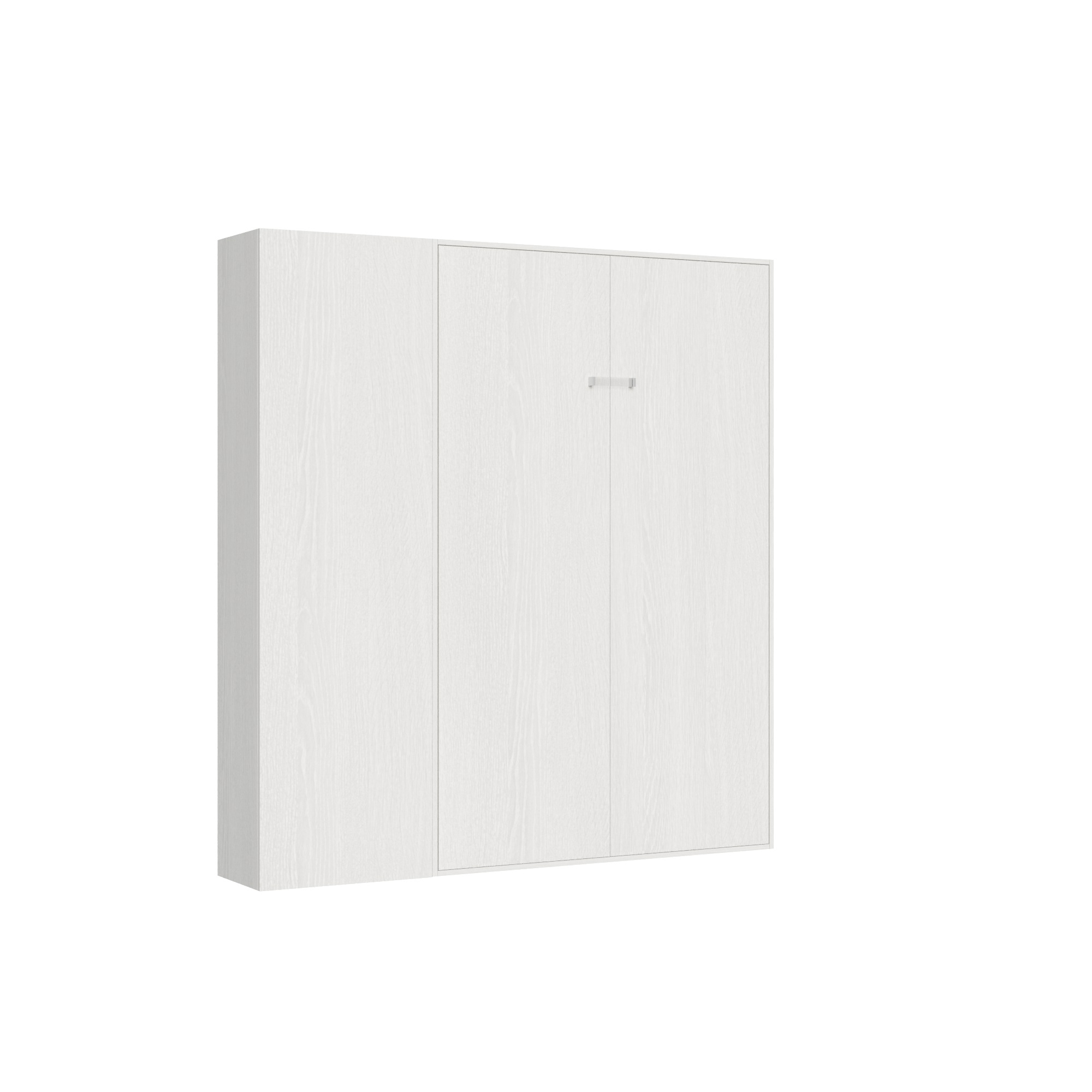 Letto una piazza e mezzo a scomparsa 120 Kentaro con colonna bianco frassino L.193,6 P.39,2 H.210,5 cm (aperto P.215 cm) 6 Letto matrimoniale francese a scomparsa 140 Kentaro con colonna bianco frassino