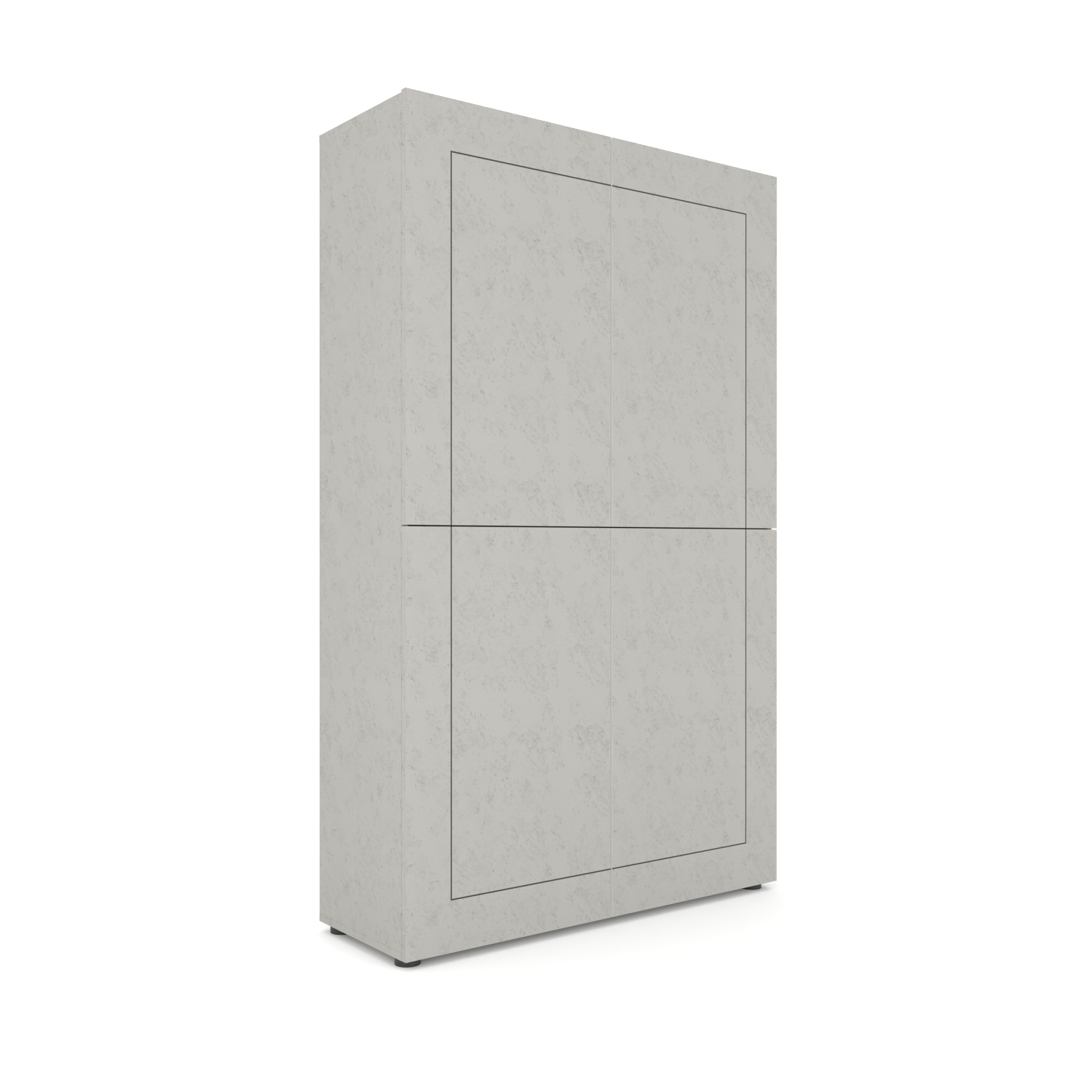 Credenza alta moderna 4 ante 100x35x165 cm Elios cashmere 3 Credenza alta moderna 4 ante 100x35x165 cm Elios cashmere
