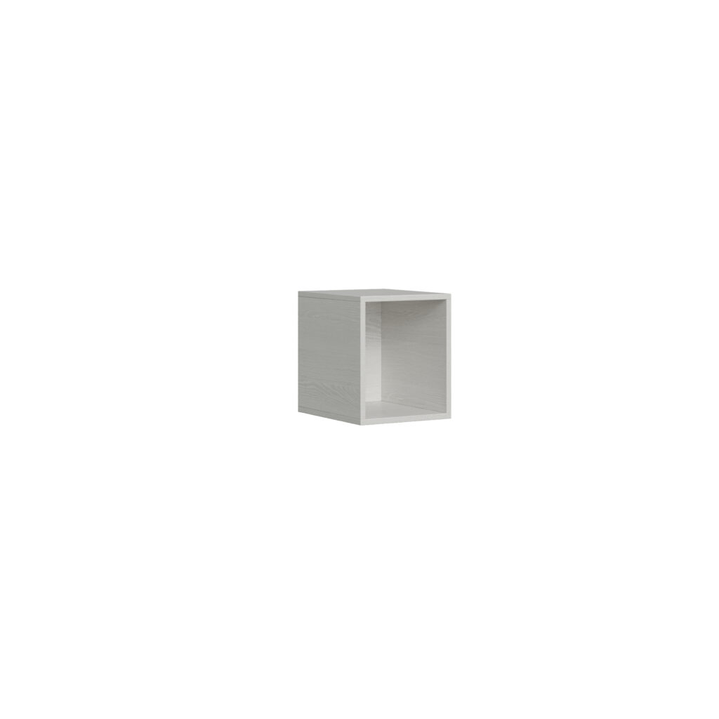Pensile a giorno Isoka L.34 H.40 P.39,2 / L.40 H.34 P.39,2 Bianco Frassino