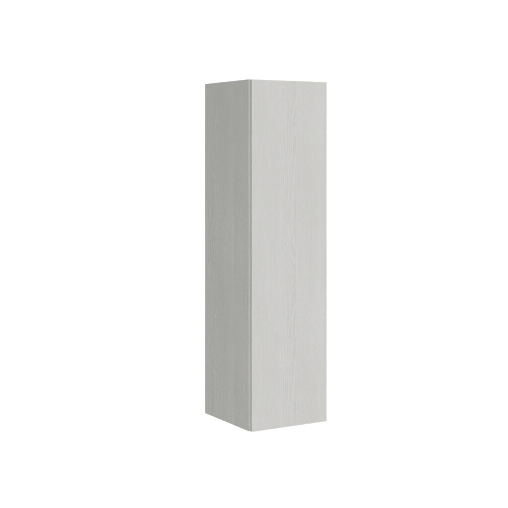 Pensile verticale Isoka L.40 H.153.6 P.39,2 sx-dx Bianco Frassino