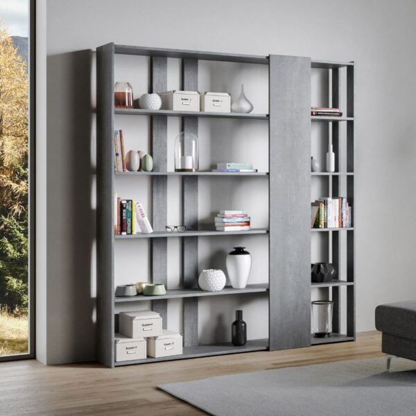 Libreria a giorno Kato D cemento