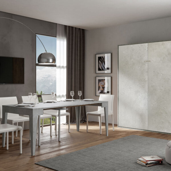 Letto matrimoniale a scomparsa 160 Kentaro cashmere