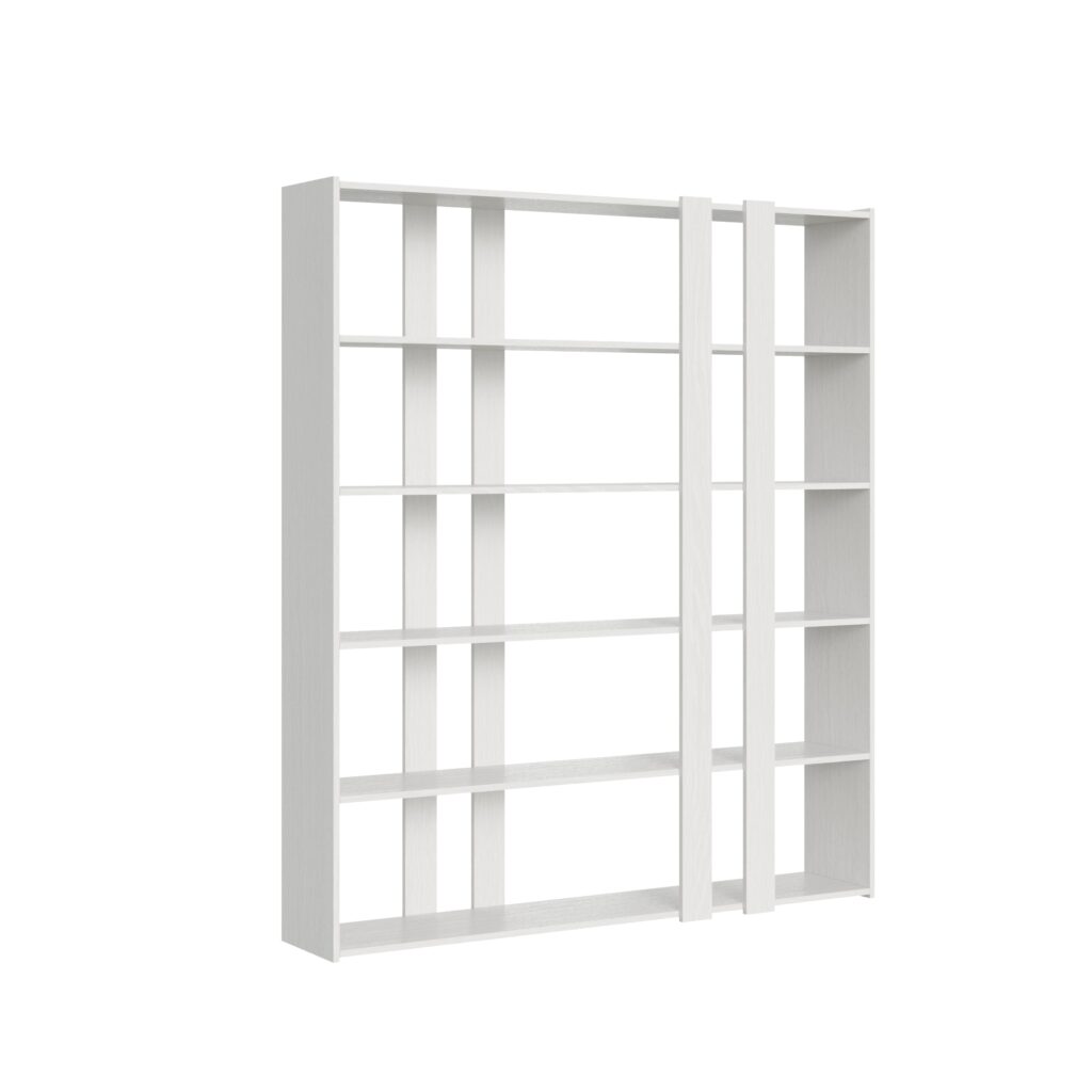 Libreria a giorno Kato A bianco frassino