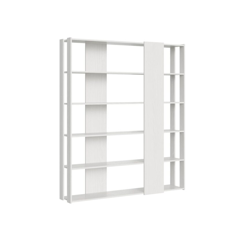 Libreria a giorno Kato B bianco frassino