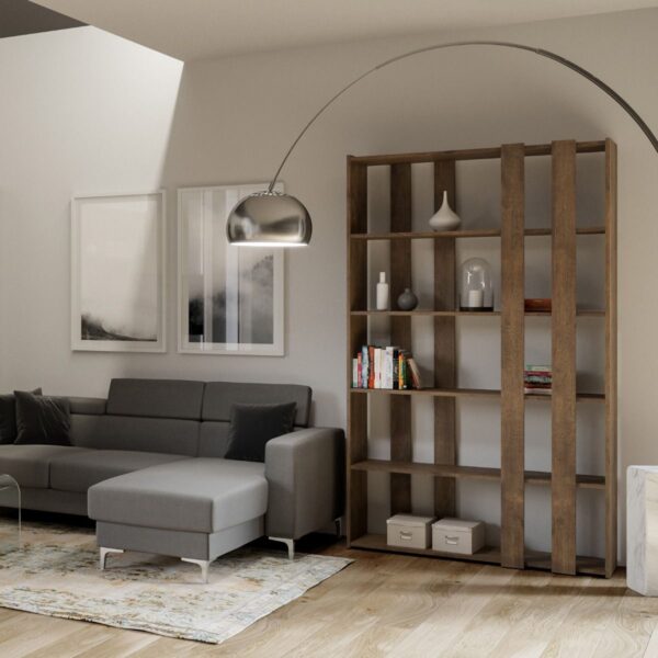 Libreria a giorno Kato Small A noce