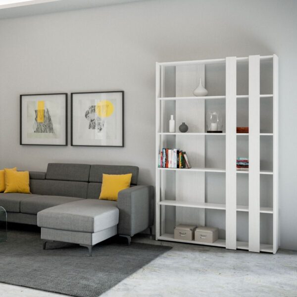 Libreria a giorno Kato Small B bianco frassino
