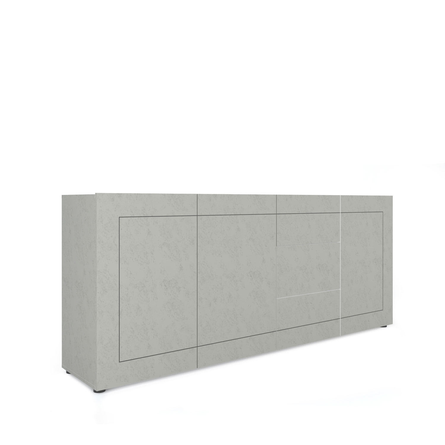 Madia moderna 3 ante/3 cassetti 200x40x83,5 cm Elios cashmere 3 Madia moderna 3 ante/3 cassetti 200x40x83,5 cm Elios cashmere
