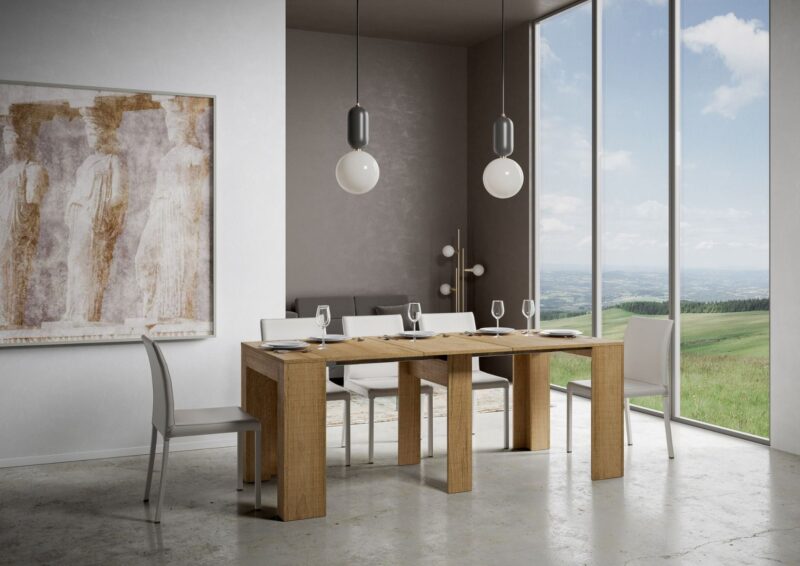 Consolle allungabile 90x42/198 cm Modem Small quercia natura
