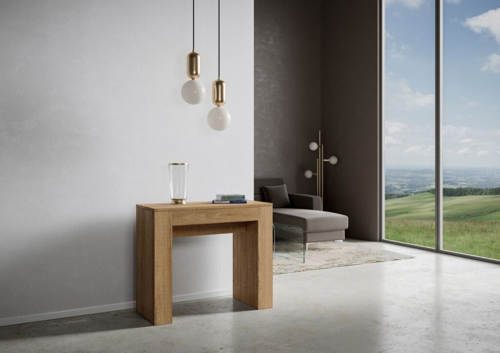 Consolle allungabile 90x42/302 cm Modem quercia natura