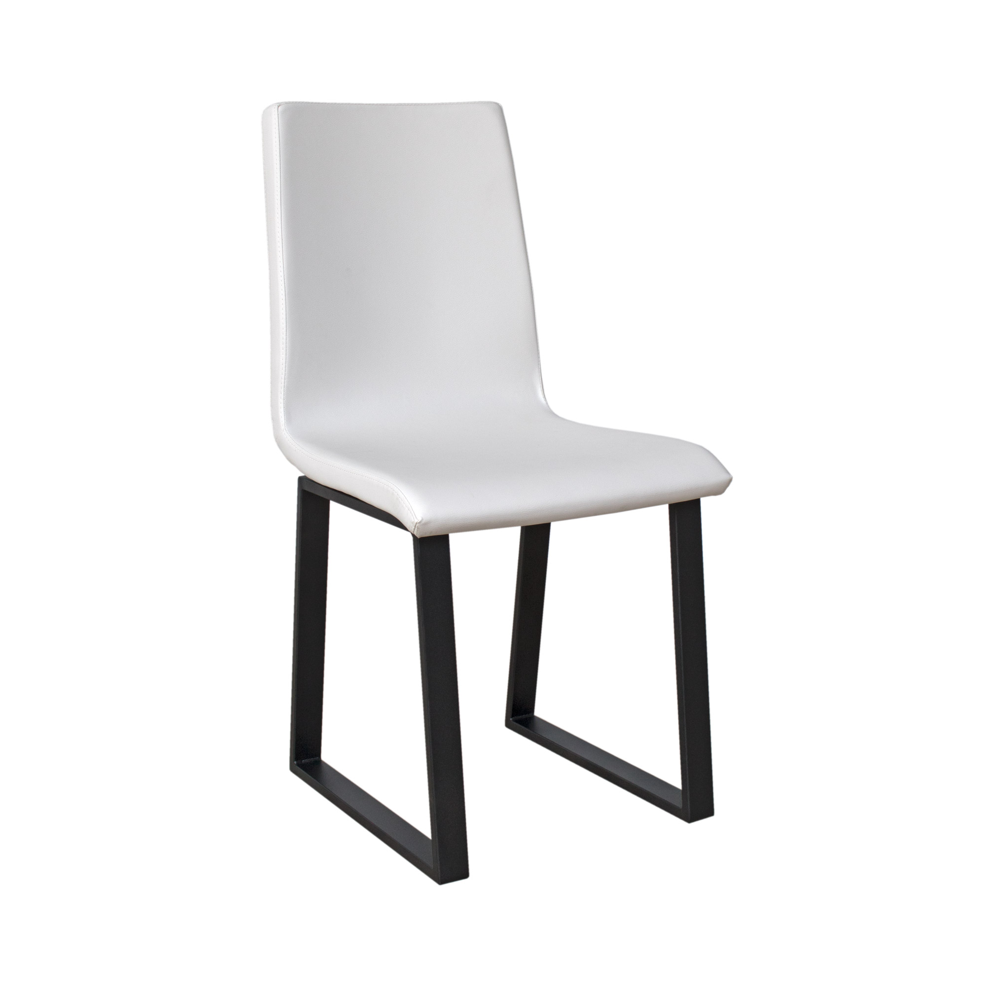 Sedia Baffy gambe Antracite cuscino Bianca 01 L.40/44 P.42 H.86 5 Sedia Baffy gambe Antracite cuscino Bianca 01