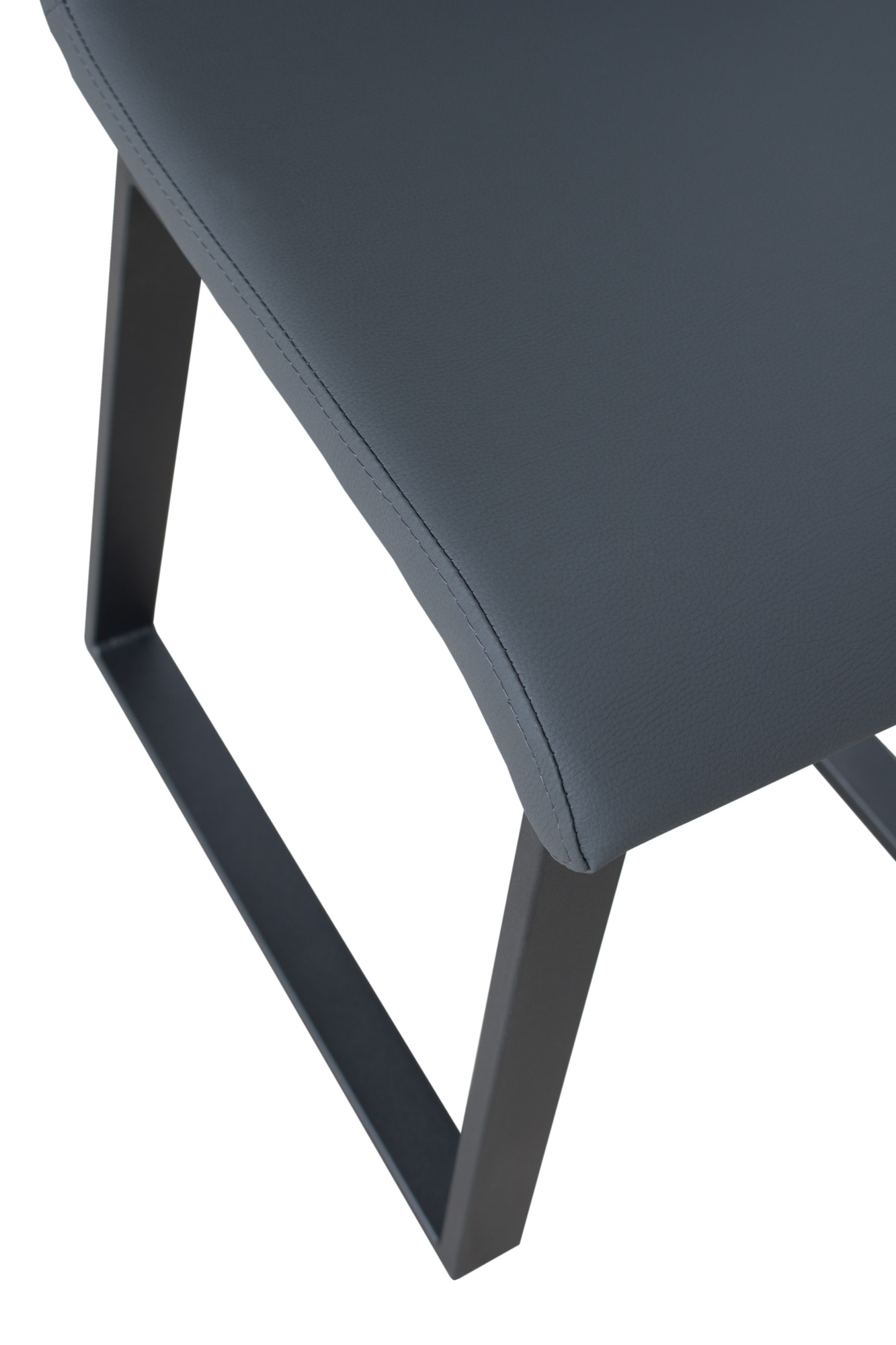 Sedia Baffy gambe Antracite cuscino Grigio 11 L.40/44 P.42 H.86 3 Sedia Baffy gambe Antracite cuscino Grigio 11