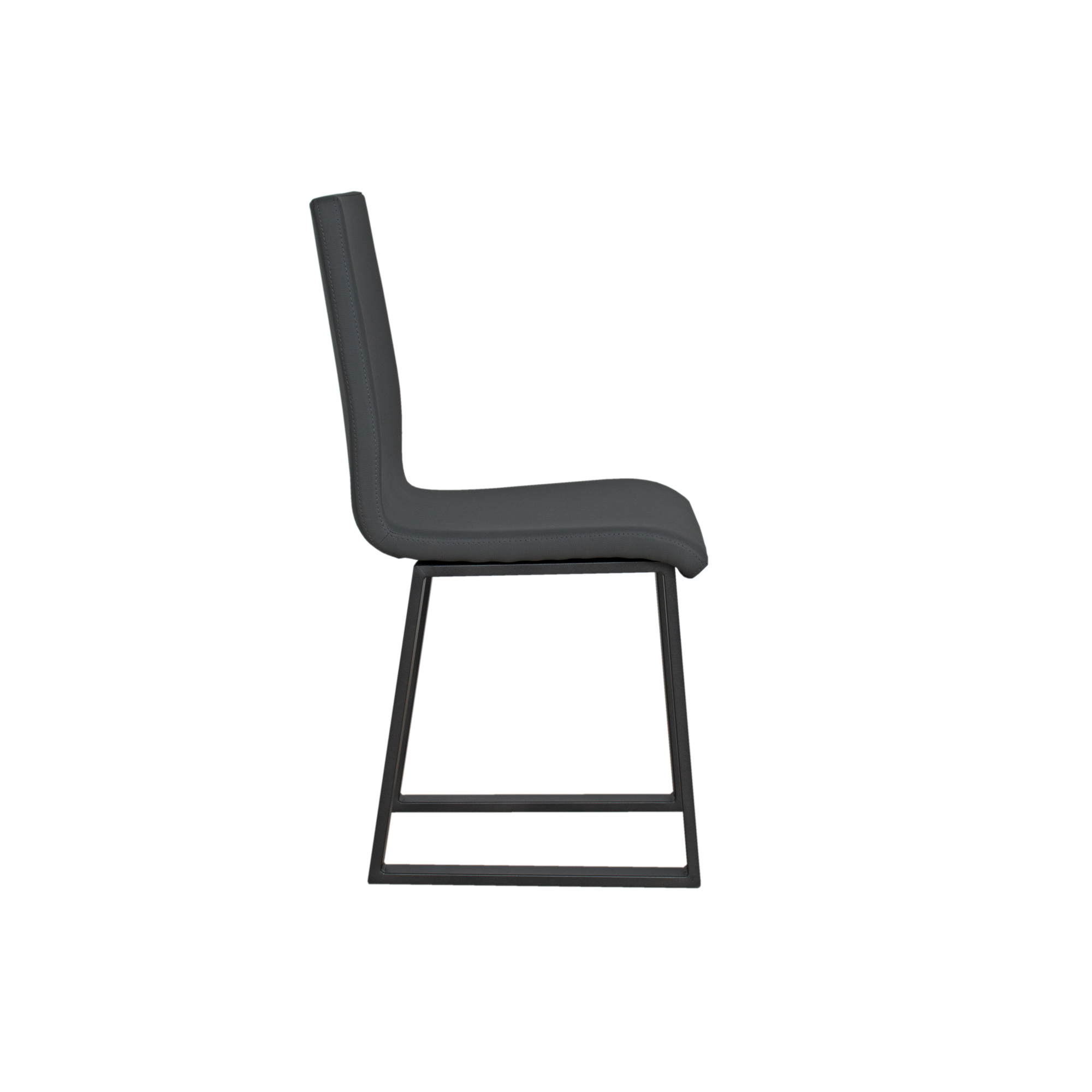 Sedia Baffy gambe Antracite cuscino Grigio 11 L.40/44 P.42 H.86 5 Sedia Baffy gambe Antracite cuscino Grigio 11