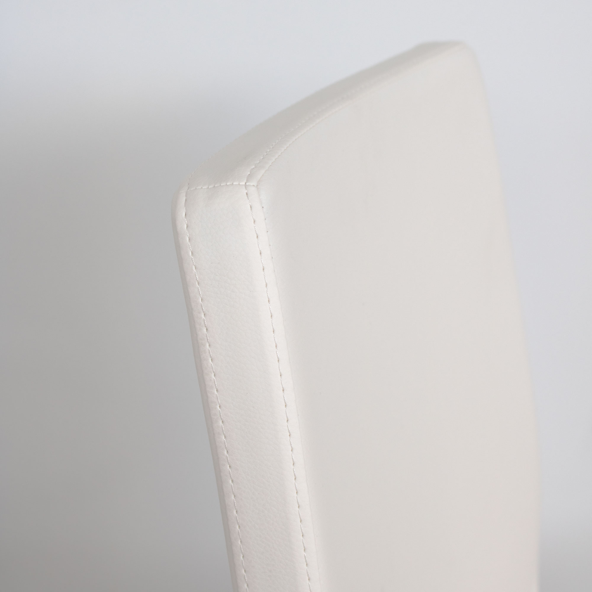 Sedia Aury gambe Antracite cuscino Bianca 01 L.40/44 P.42 H.86 4 Sedia Aury gambe Antracite cuscino Bianca 01