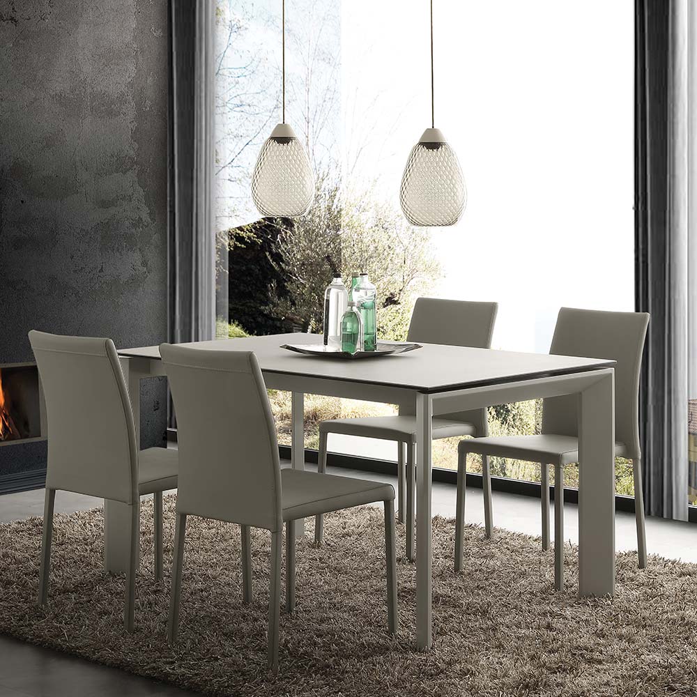 Tavolo allungabile Ceramique La Seggiola - L 120/180 cm 2 Tavolo allungabile Ceramique La Seggiola - foto 2