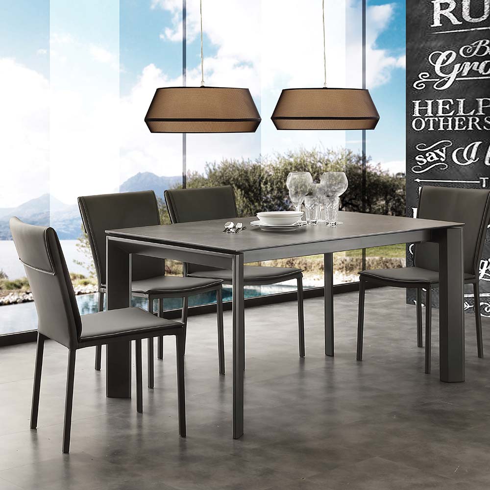 Tavolo allungabile Ceramique La Seggiola - L 120/180 cm 5 Tavolo allungabile Ceramique La Seggiola - foto 5