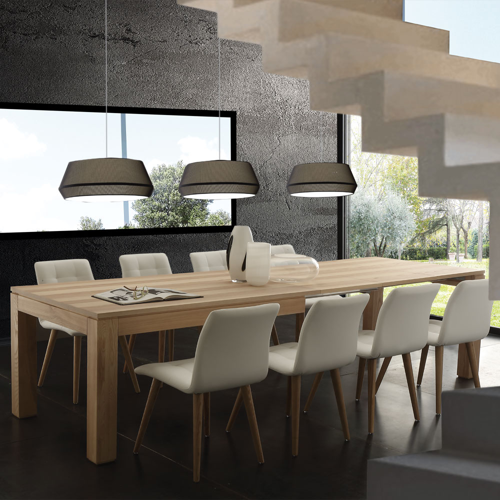 Tavolo allungabile Contemporaneo La Seggiola - L 140/290 cm 2 Tavolo allungabile Contemporaneo La Seggiola - foto 4