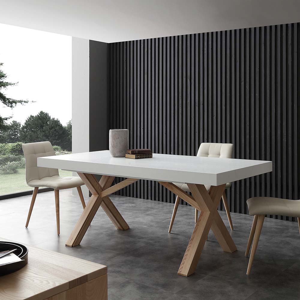 Tavolo allungabile Leonardo Bicolor La Seggiola - L 180/240/300/360 cm 1 Tavolo allungabile Leonardo Bicolor La Seggiola