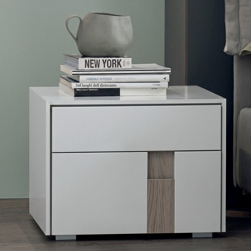 Comodino Jazz Maronese ACF - Design Moderno Made in Italy 1 Comodino Jazz Maronese ACF - Design Moderno Made in Italy