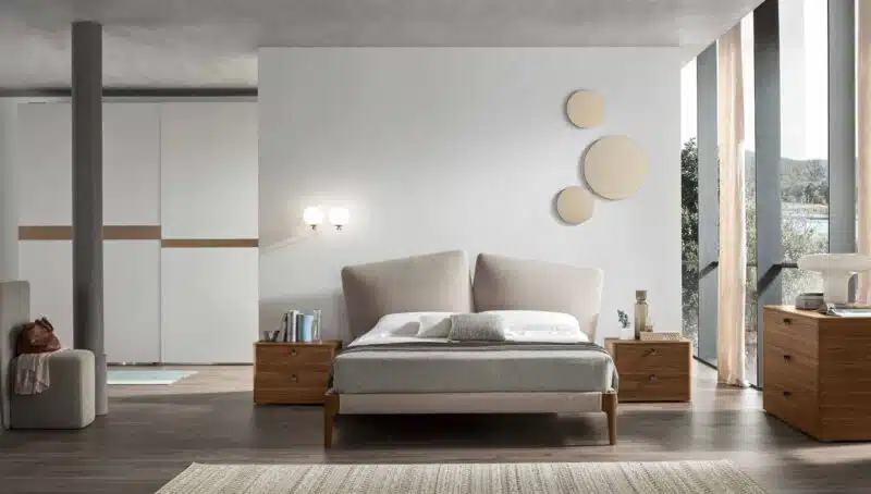 Letto Matrimoniale Imbottito Love Maronese ACF - Design Moderno - foto 3