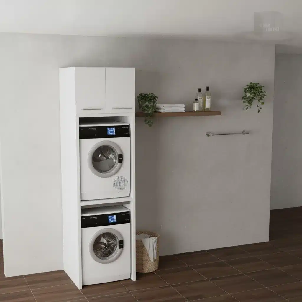 Colonna Lavatrice e Asciugatrice 70 cm con Pensile Compab Lab+